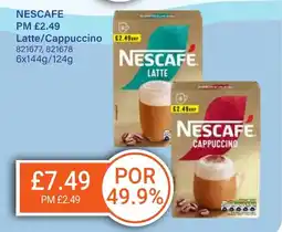 Bestway NESCAFE Latte/Cappuccino offer