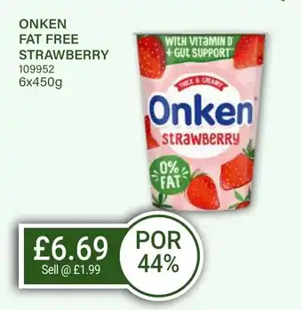 Bestway ONKEN Fat free strawberry offer