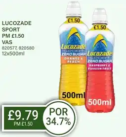 Bestway LUCOZADE Sport offer