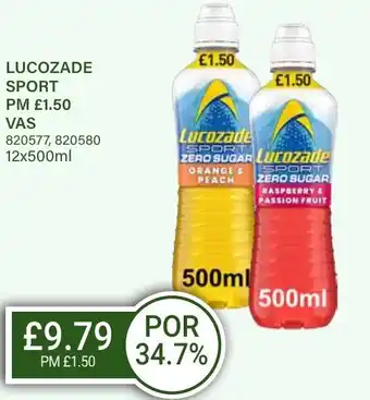 Bestway LUCOZADE Sport offer