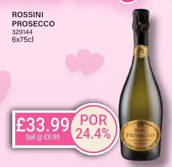 Bestway ROSSINI Prosecco offer