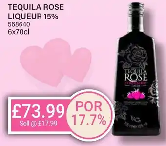 Bestway Tequila rose liqueur 15% offer