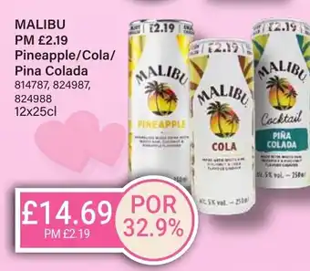 Bestway MALIBU Pineapple/Cola/ Pina Colada offer