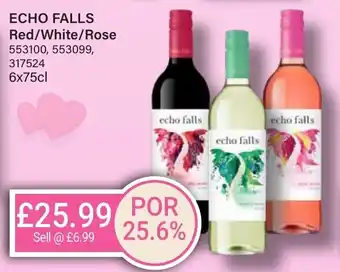 Bestway ECHO FALLS Red/White/Rose offer