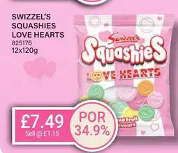 Bestway SWIZZEL'S Squashies love hearts offer