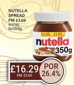 Bestway NUTELLA Spread offer