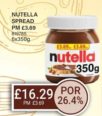 Bestway NUTELLA Spread offer