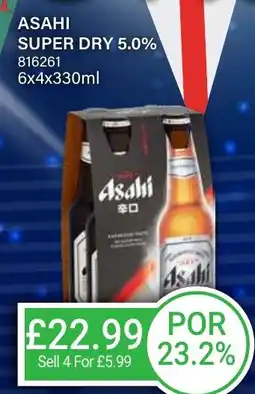 Bestway ASAHI Super dry 5.0% offer