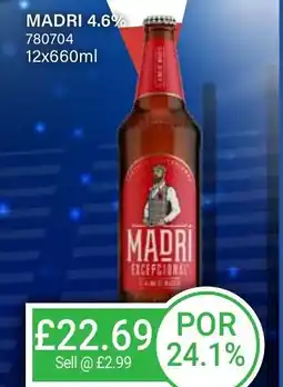 Bestway MADRI 4.6% offer