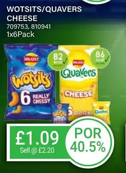 Bestway Wotsits/quavers cheese offer