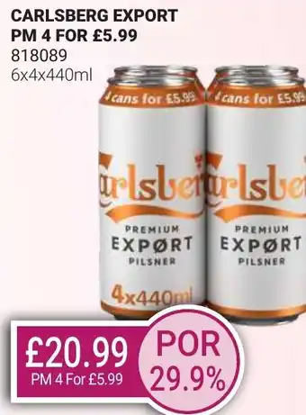 Bestway CARLSBERG Export offer