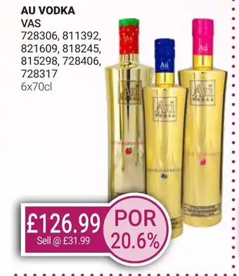 Bestway AU VODKA offer