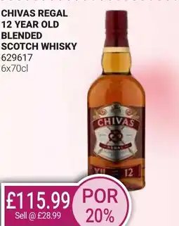 Bestway CHIVAS REGAL 12 year old scotch whisky offer