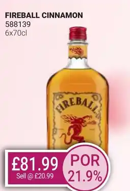 Bestway FIREBALL CINNAMON offer