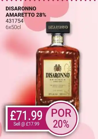 Bestway DISARONNO AMARETTO 28% offer