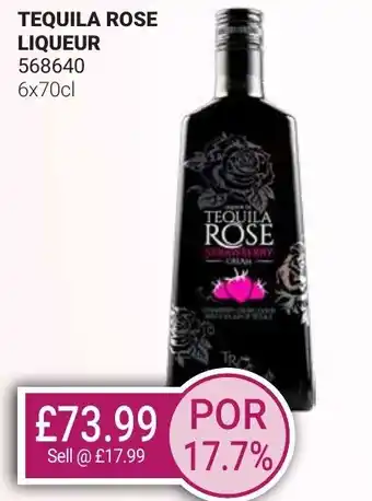 Bestway TEQUILA ROSE Liqueur offer