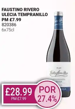 Bestway Faustino rivero ulecia tempranillo offer