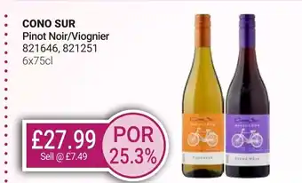 Bestway CONO SUR Pinot Noir/Viognier offer