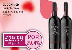 Bestway EL DON RED Dark/Jammy offer