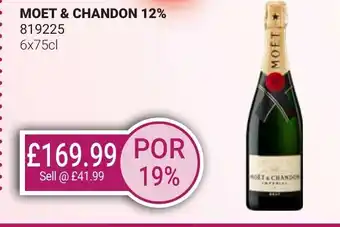 Bestway MOET & CHANDON 12% offer