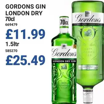 Bestway GORDONS GIN London dry offer