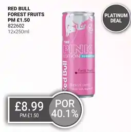 Bestway RED BULL Forest fruits offer