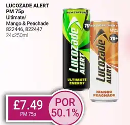 Bestway LUCOZADE Alert Ultimate/ Mango & Peachade offer