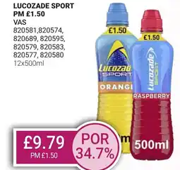 Bestway LUCOZADE Sport offer