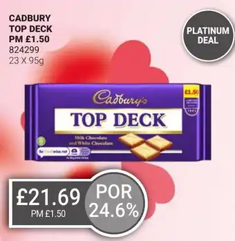 Bestway CADBURY Top deck offer