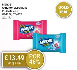 Bestway NERDS Gummy clusters fruits/berries offer