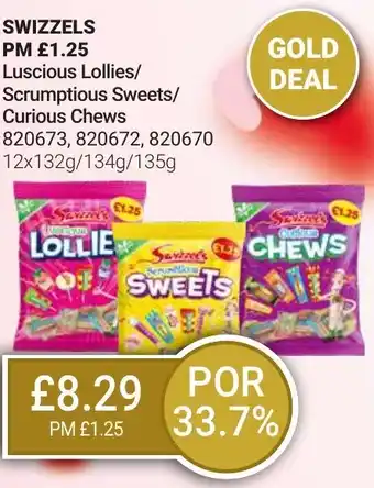 Bestway SWIZZELS Luscious Lollies/ Scrumptious Sweets/ Curious Chews offer