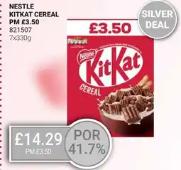 Bestway NESTLE Kitkat cereal offer