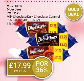 Bestway MCVITIE'S Digestives Milk Chocolate/Dark Chocolate/Caramel offer