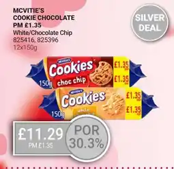 Bestway MCVITIE'S Cookie chocolate White/Chocolate Chip offer