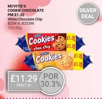 Bestway MCVITIE'S Cookie chocolate White/Chocolate Chip offer