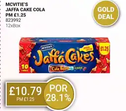 Bestway MCVITIE'S Jaffa cake cola offer