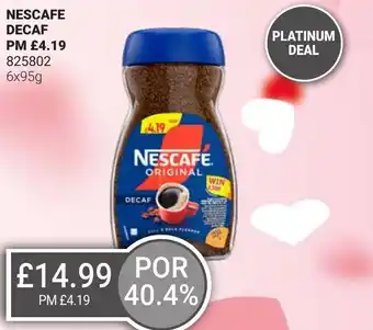 Bestway NESCAFE Decaf offer