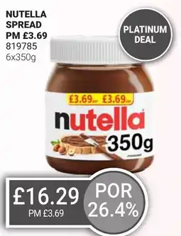 Bestway NUTELLA Spread offer