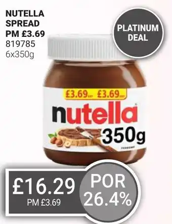 Bestway NUTELLA Spread offer