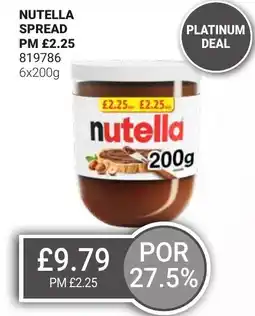 Bestway NUTELLA Spread offer