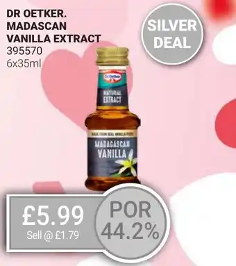 Bestway DR OETKER. Madascan vanilla extract offer