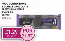 Bestway FOOD CONNECTIONS 3 Double chocolate flavour muffins offer