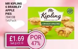 Bestway MR KIPLING 6 bramley apple pies offer