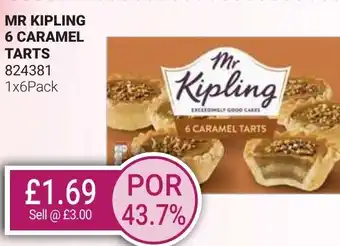 Bestway MR KIPLING 6 caramel tarts offer