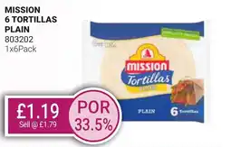 Bestway Mission 6 tortillas plain offer