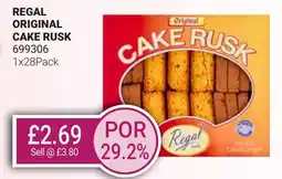 Bestway REGAL Original cake rusk offer