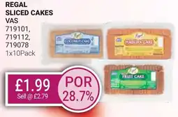 Bestway REGAL Sliced cakes offer