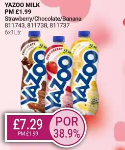 Bestway YAZOO MILK Strawberry/Chocolate/Banana offer