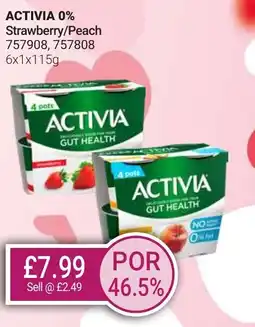 Bestway ACTIVIA 0% Strawberry/Peach offer