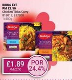 Bestway BIRDS EYE Chicken Tikka/Curry offer